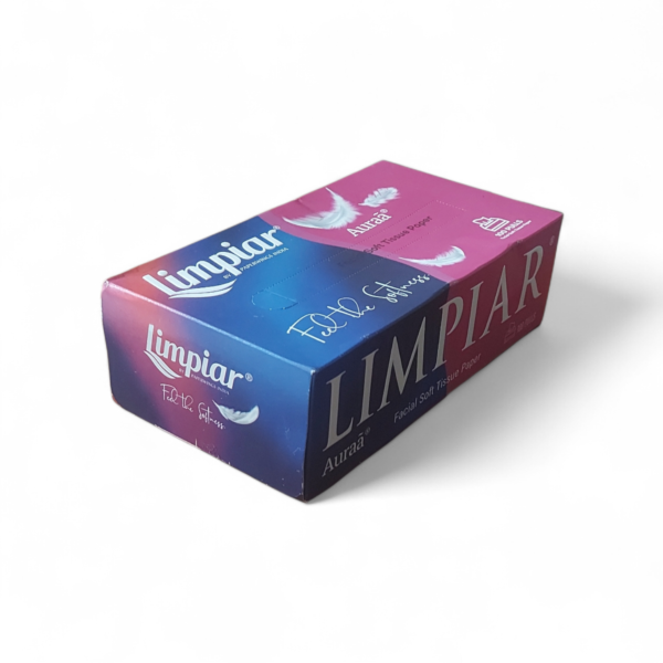Limpiar® by Paperwings India Brand Facial Tissue Paper 2 Ply 100 Pulls 20cm X 20cm